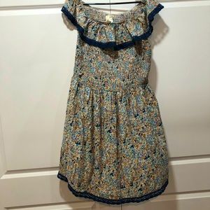 Plus size 3XL on /off shoulder Mexican style dress smocked